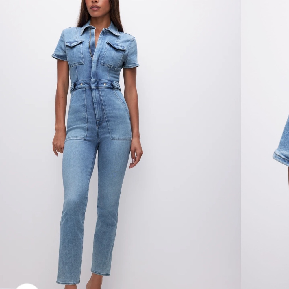 Women's Blue Denim Jumpsuit